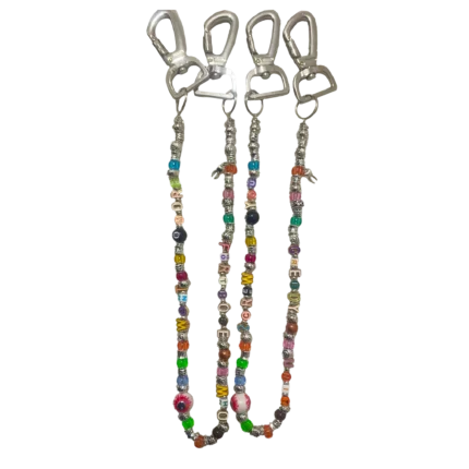 SPELL-OUT CHARM WALLET CHAIN